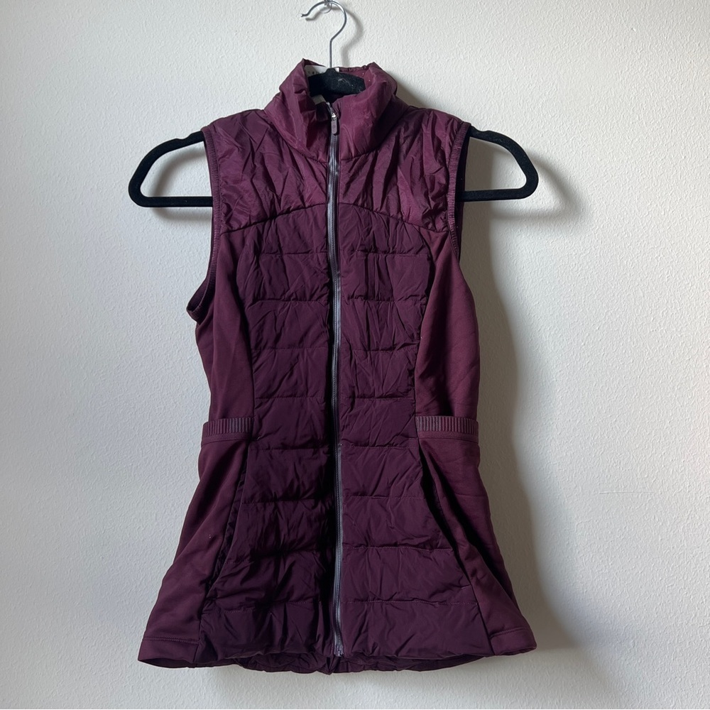LULULEMON Down For It All Cassis Puffer Vest Size 2 - Picture 3 of 4